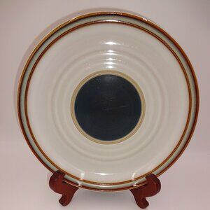 Vintage 1970s/1980s Noritake Stoneware Seafoam Chop Serving Plate 12" Japan